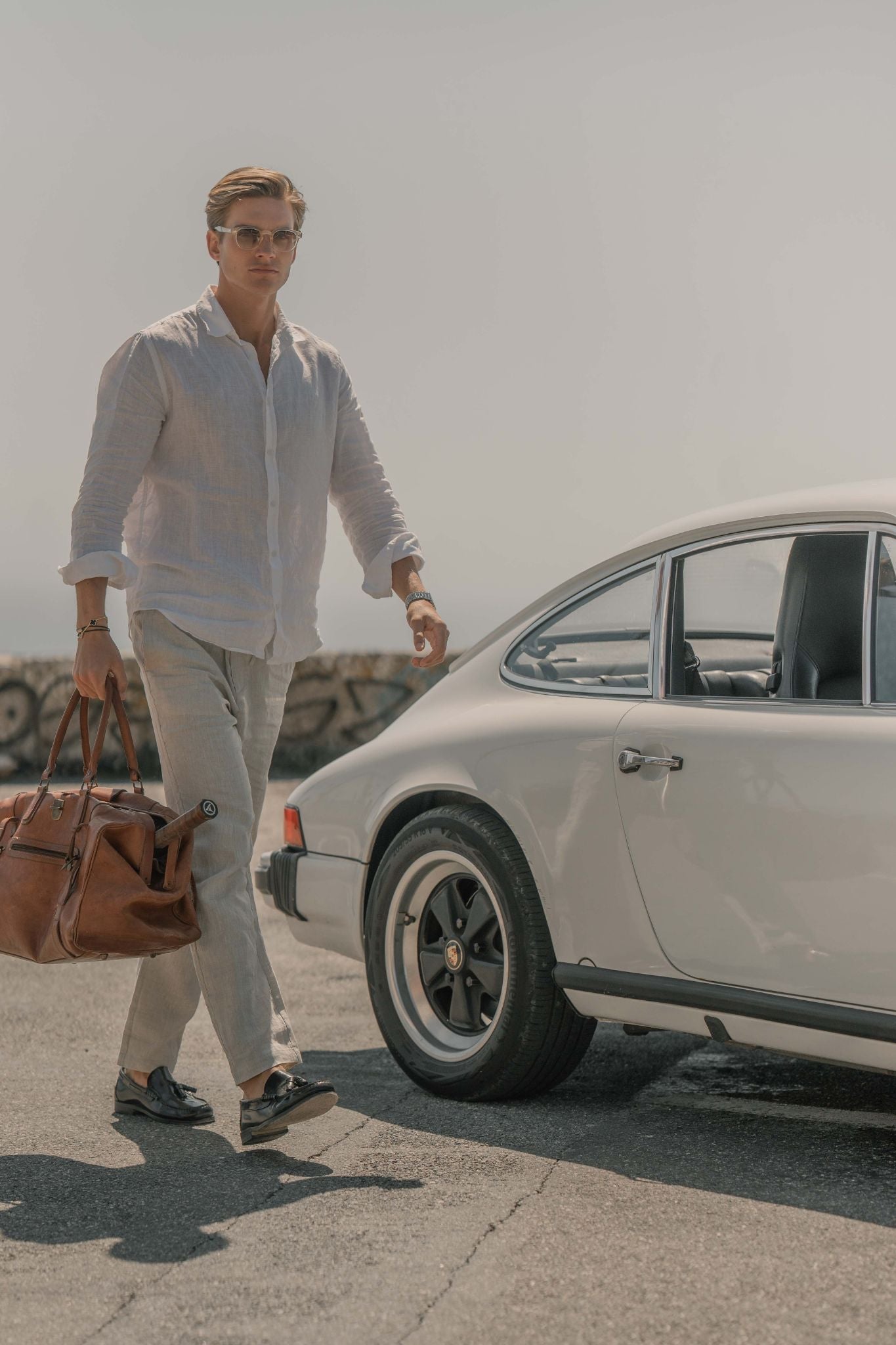 Langærmet Hørskjorte Hvid | Skagen-clothing.dk